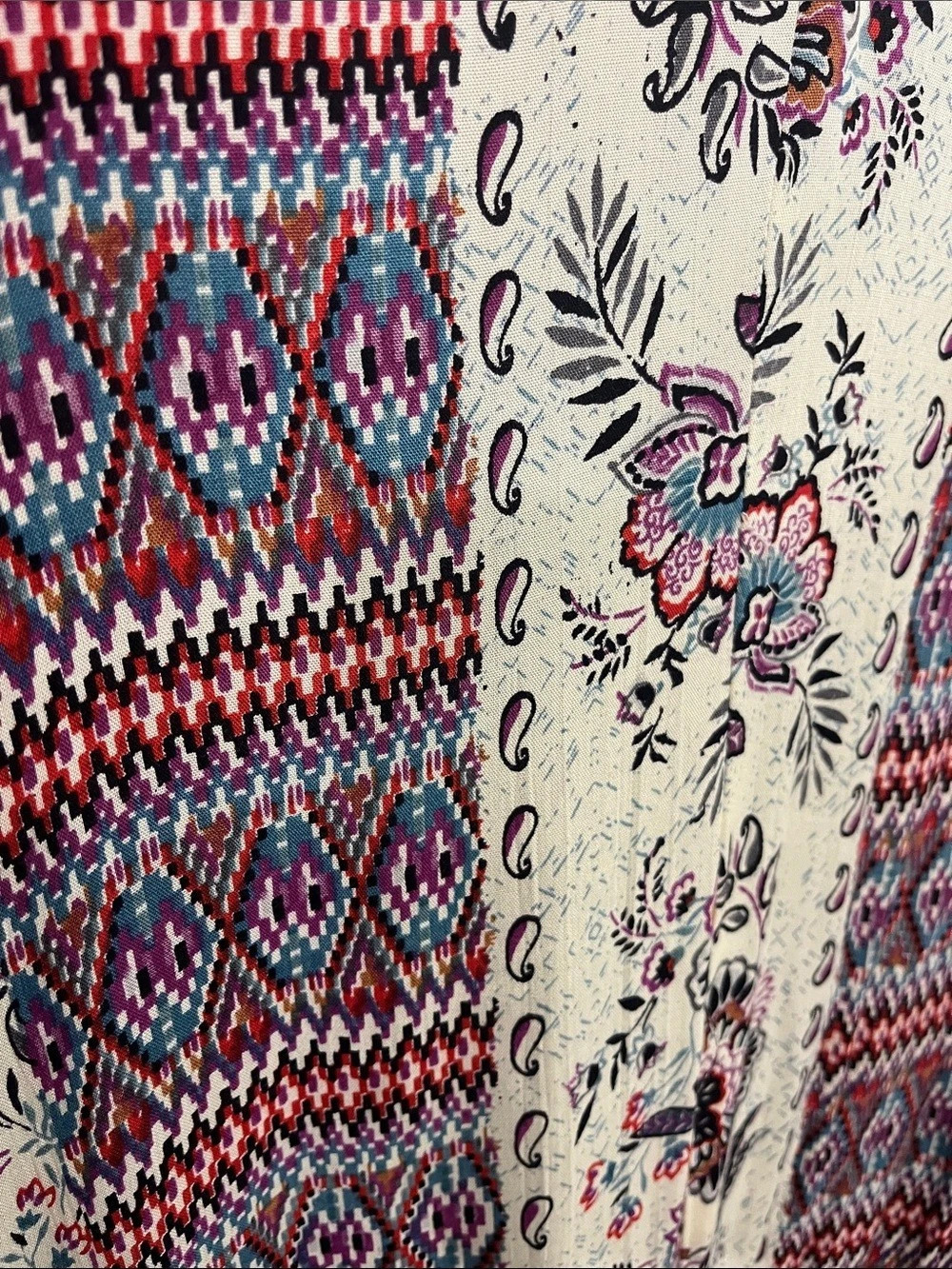 Boho Angie Floral Print Maxi Cover Size Large - Picture 3 of 5